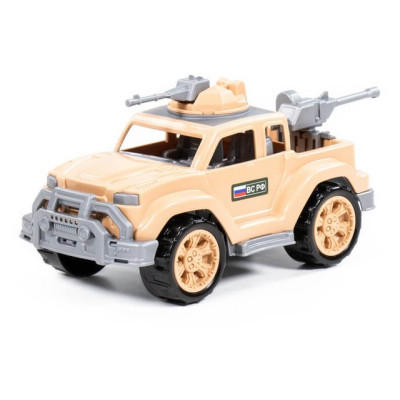 ПОЛЕСЬЕ Автомобиль-пикап военный-сафари "Легионер-мини" с 2-мя пулемётами (в сеточке) 83623