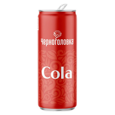 Напиток Черноголовка б/а сильногазир Кола Ориджинал 0,33л ж/б/уп12 (ЧЗ)