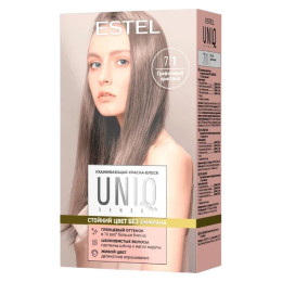 Ухаживающая краска-блеск без аммиака для волос ESTEL UNIQ SENSE 7/1 русый пепельный /уп10 Ухаживающая краска-блеск без аммиака для волос ESTEL UNIQ SENSE 7/1 русый пепельный /уп10
