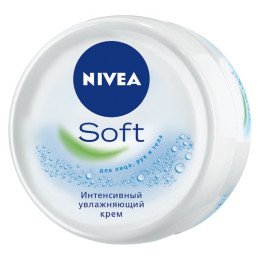 NIVEA SOFT Крем для чувствительной кожи 300 мл (банка)/уп12