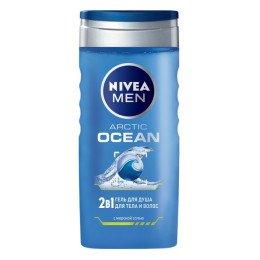 NIVEA BATH CARE Гель для душа ARCTIC OCEAN 2в1 250мл/уп12